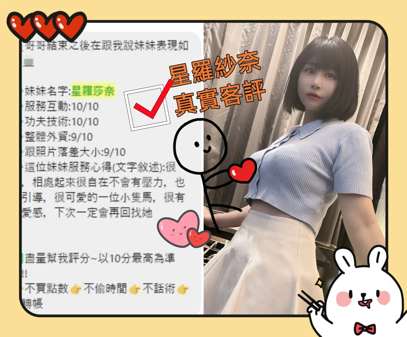 星羅紗奈評價1