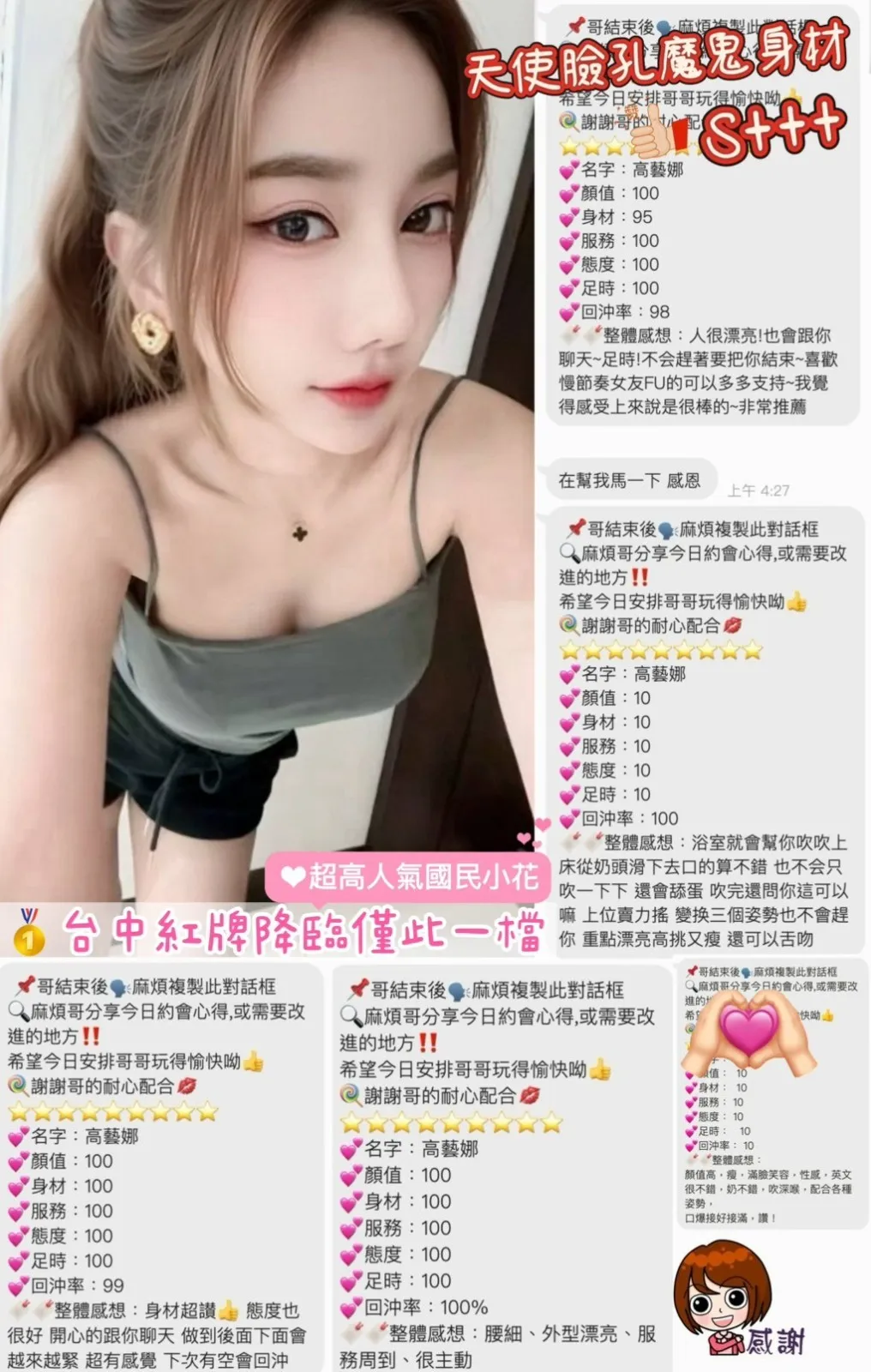 高藝娜客人評價